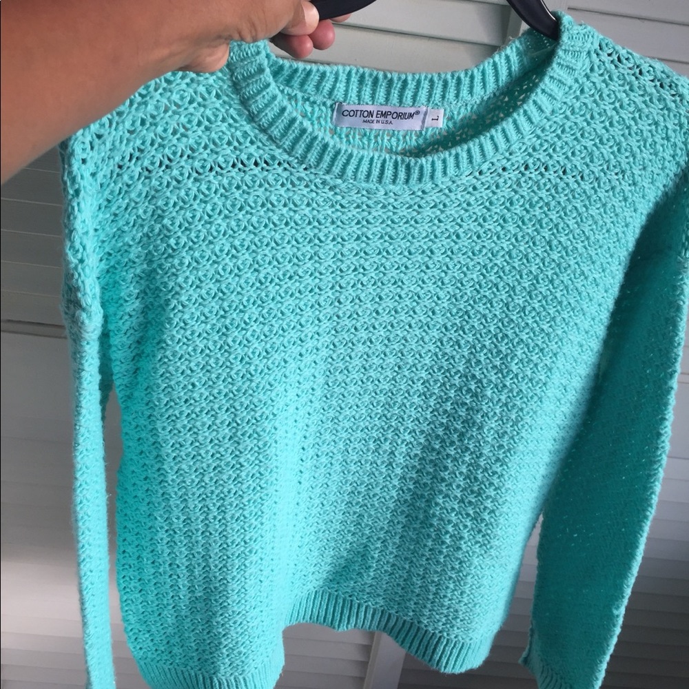 SOLD.  Cotton Emporium Sweater